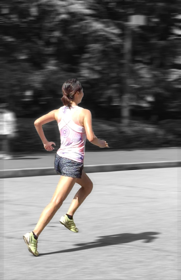 女性ランナー